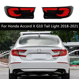 Zespół tylnych świateł samochodowych Sygnał skrętu Odwrotne światła do parkowania mgły dla Honda Accord X G10 LED Ogon Light Tylna lampa