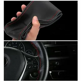 Steering Wheel Covers Cover Thread PU Leather Warming High Quality