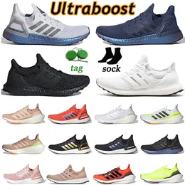 Ultra 20 21 Ultraboost Mens Women Running Shoes 2023 Arrivals Triple Black Pulse Aqua UB 4 White ISS US National Lab Dark Blue Solar Yellow Sports Sneakers Trainers