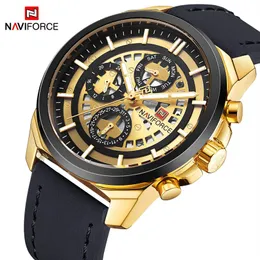 NAVIFORCE Luxury Brand Men Quartz Wrist watches Men's Quartz 24 hour Date Clock Male Sports Waterproof Watch Relogio Masculin250P