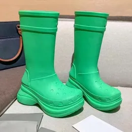 Novos botas de designer rosa de top