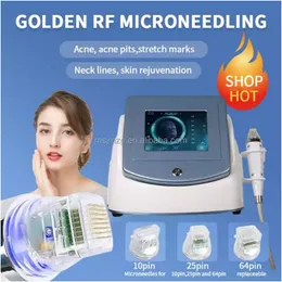 TENS THERAPY RF Microneedle Machine Facial Care Skin tight och delikat ärrstretchmärken Borttagning Behandling