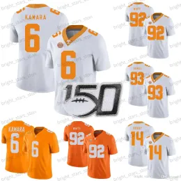 NEW American College Football Wear American College Football Wear Custom Tennessee Volunteers Football Jersey Alvin Kamara Peyton Manning Jabari Small Trevon Flo