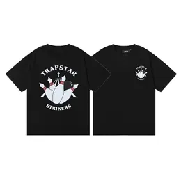 Trapstar 디자이너 Mens T 셔츠 여성 스포츠 짧은 슬리브 느슨한 고리가없는 통기성 캐주얼 코튼 티셔츠 크기 S M L XL2700