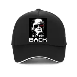 Lustige Donald Trump 2024 I'll Be BackBaseballkappe Mode für Männer Grafik Präsident Re Elect Trump Hut verstellbare Snapback-Hüte RRC771