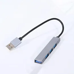 Stabil överföring Portable TF Card Reader 3 Port USB2.0 Hub Expansion Dock USB Docking Station Computer Accessories