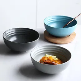 Dinnerware Sets Japanese-style Ceramic Bowl Simple And Creative Household Porcelain Restaurant Dishes Tableware Soup Dessert Small