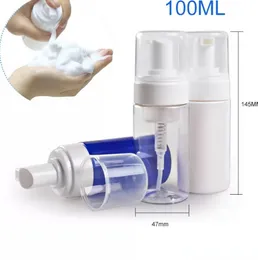 100 ml plastskumning Pump Lotion Bottle 100cc Cleansing Washing Fluid Foam flaskor för reseåfyllningsbar schampo Foam Pump Soap Dispenser