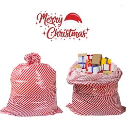 크리스마스 장식 큰 크기 크리스마스 산타의 선물 가방 포장 자전거 핸드백 선물 플라스틱 백팩 파티