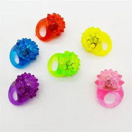 Factory Party Decoration 100st/Lot Blinking Bubble Rave Party Blinking Soft Jelly Glow Cool LED Light Up