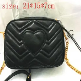 Single Shoulder Bag Classic New Style Shoulder Bag European och American Fashion Chain Bag High Quality 313G