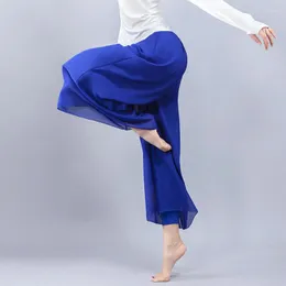 Sceniczne noszenie taneczne spodni klasyczny etniczny dorosły szeroka joga joga plac