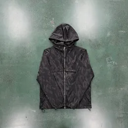 가장 좋아하는 재킷 후 까마귀 디자이너 남성 트랩 스타 윈드 브레이커 다림질 T Jacquard Windbreaker Hoodies