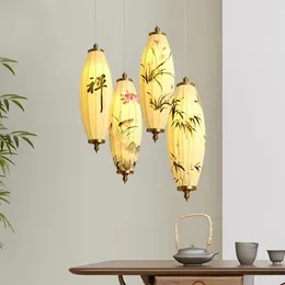 Lampy wiszące latarnię i żyrandol chiński w stylu chiński Antique Mała Zen Restaurant Tea Room B amp; Dekoracja