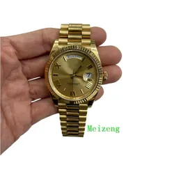 Luxus-Armbanduhr, brandneu, 40 mm, President Day Date, Champagner-römische Ziffer 228238