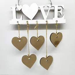 MDF Garden Decorations Sublimation Love Door Hanger Transfer Transfer Wooden Photo Frame Series Single Side Flanks تخصيص هدية A02