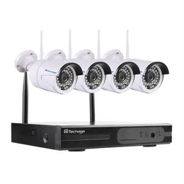 4CH 1080P Wireless NVR CCTV System wifi 2 0MP IR Outdoor Bullet P2P IP Camera Waterproof Video Security Surveillance Kit220T