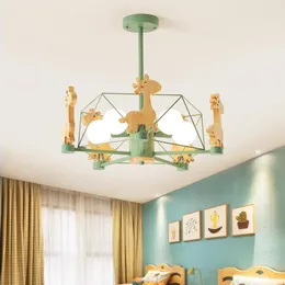 Światła sufitowe żyrandol LED Drewniane lufry do salonu drewniane sypialnia jadalnia światło nowoczesne oświetlenie żyrandolowe montowane