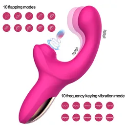 Beauty Items 20 Modes Clitoral Sucking Vibrator Vacuum Clit Stimulator Powerful Dildo Masturbation Mimic Finger Wiggling sexy Toys for Women