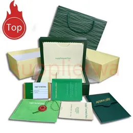 Hjd Rolex Luxusuhr Herrenuhr Box Cases Original Inner Outer Womans Uhren Boxen Herren Armbanduhr Green Boxs Booklet Karte 11661243d
