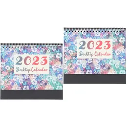 Calendar Desk Planner Desktop Calander Monthlyoffice Wall Mini 2023 Daily Planning Table Pocket Weekly Pad English Schedule 2024