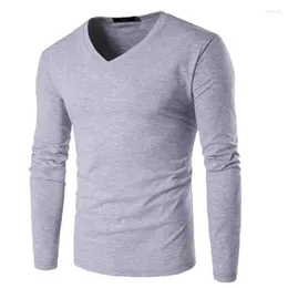 Men's T Shirts 2022 Autumn Winter Men Lottoming قميص قاعدة تمدد عرضية V-Neck Crossfit Fitness Long Sleeve Top بالإضافة إلى حجم 5XL