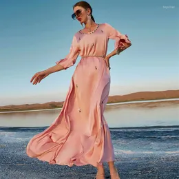 Ethnische Kleidung Caftan Marocain Abaya Dubai Eid Mubarak Abayas für Frauen Muslim Kleid Islam Marokkanische Kaftan Robe Longue Femme Musulmane