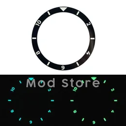 Комплекты для ремонта инструментов SKX007 SRPD MOD FLAT Ceramic Bezel INSERT DUALLY STYLE GMT 12 часов черный 38 -мм BGW9 LUME212J