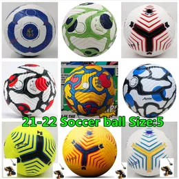 Premier 2021 2022 League Ball Club Soccer Tamanho 5 Match Liga Premer 20 21 PU Campe￵es de futebol de pele sem costura de alta qualidade