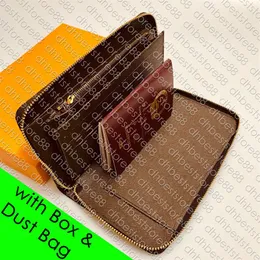 M60002 Zippy Organizer XL Wallet Designer Women's Mens حامل بطاقة عملات الدفرة المحفظة