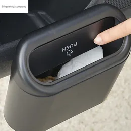 Automobile multi-function garbage container Tesla 3 ABS pressure garbage manager storage bin bounce box