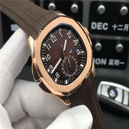 Super 57 Montre de Luxe Motivo de Relógio Automático 316L Caixa de aço fino Diâmetro de 40 mm de espessura 12mm à prova d'água de 50m de borracha Band266e