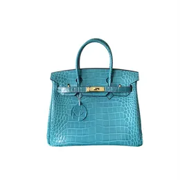 Bolsa de noiva Crocodilo Padrão de Catinho Moda Moda Mulher grande e média ombro de ombro de bolsa Lock312y