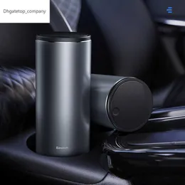 Baseus Alloy Car Trash Can Auto Organizer Storage Bag Car Garbage Bin Posacenere Dust Case Holder Accessori auto mobili indoor