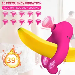 Itens de beleza 10 vibrador de sucção de frequência com pênis clitóris otário massageador erótico brinquedos sexy para casais para adultos lojas