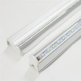 Tubos LEDs T5 Luzes de 8 pés 6 pés 5ft 36W AC85-265V PF0.95 SMD2835 5000K 5500K Lâmpadas fluorescentes 8 pés 220V 250V Bulbos lineares Acessórios para bulbos 100lm/W