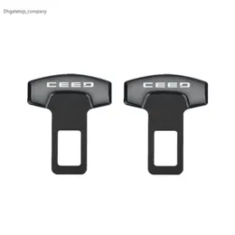 لـ Kia Ceed Rio 3 4 Sorento Cerato Accessories Safety Belt Buckles Car Safty Safty Belt Alarm Canceler Stopper 2pcs