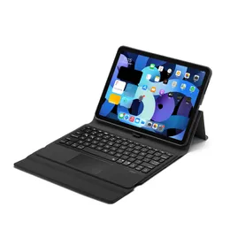 Keyboard Case Wireless Bluetooth 7 Colors LED Backlit Touchpad Flip Stand Cover with Pencil Holder for iPad Air 10.9