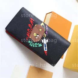 Coin Card Holder Wallet Comics-Style Little Trunk Compact Versatile Press-Stud Closure Flat Pocket Purse Cartoon Key Wallets M8093334V