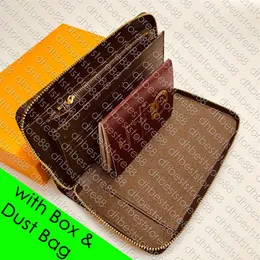 M60002 Zippy Organizer XL Wallet Designer Women's Mens حامل بطاقة عملات الدفاتر المحفظة