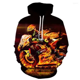 Men's Hoodies 2022 Flame Locomotive Motorcycle 3D Tie Dye Hoodie Plus Size Sudaderas De Mujer Sweatshirt Autumn And Winter Anime Clothes 6XL