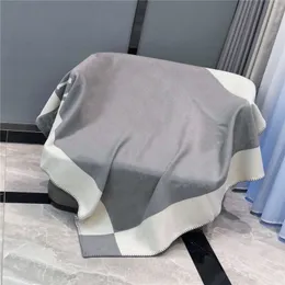 Coperta di design in pile arancione da donna, coperta di lusso, spessa, indossabile, alla moda, per bambino, divano, elastico, per la casa, biancheria da letto, tappeto di design scozzese