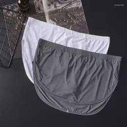 Underpants 2022 브랜드 섹시한 남자 속옷 복서 남자 면화 패션 분리 가능한 디자인 소프트 남성 파우치 팬티 권투 선수 짧은
