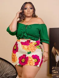 Требовые костюмы zjfzml zz plus size l-5xl два часа набор женщин для женского спортивного сустава передняя сперма шейная печать скинни кюлотты Оптовая капля