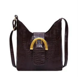 PB0005 Crocodile PU Leater Messenger Bags Crossbody Bag New Fashion Texture Women Bag Bag Emprodatile One Counter Bag283d
