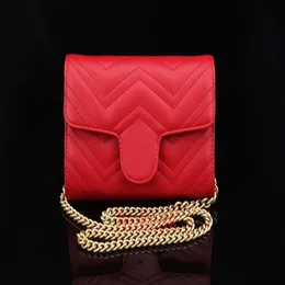 Top Quality Evening Bags Womens Pu leather Gold chain bag Woman Cross body Pure color Female women handbag229j