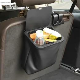 Multifuntional Foldable Car Garbage Can Waterproof Trash Bin Bag Storage Pocket Organizer Hanging Trash Bin