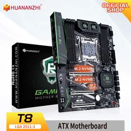 HUANANZHI T8 LGA 2011-3 Motherboard Intel XEON E5 2696 2678 2676 2673 2666 V3 support DDR3 RECC NON-ECC memory NVME USB3.0 ATX