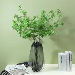 Simulazione piante verdi a fiore artificiale decorativo a campana appesa foglia casa soggiorno decorazioni morbide foglie artificiali all'ingrosso