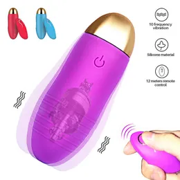 Oggetti di bellezza Bullet Vibratore Love Egg Wireless Remoto Control per le donne Masturbatore del clitoride Masturbatore G-Spot Vaginal Balla